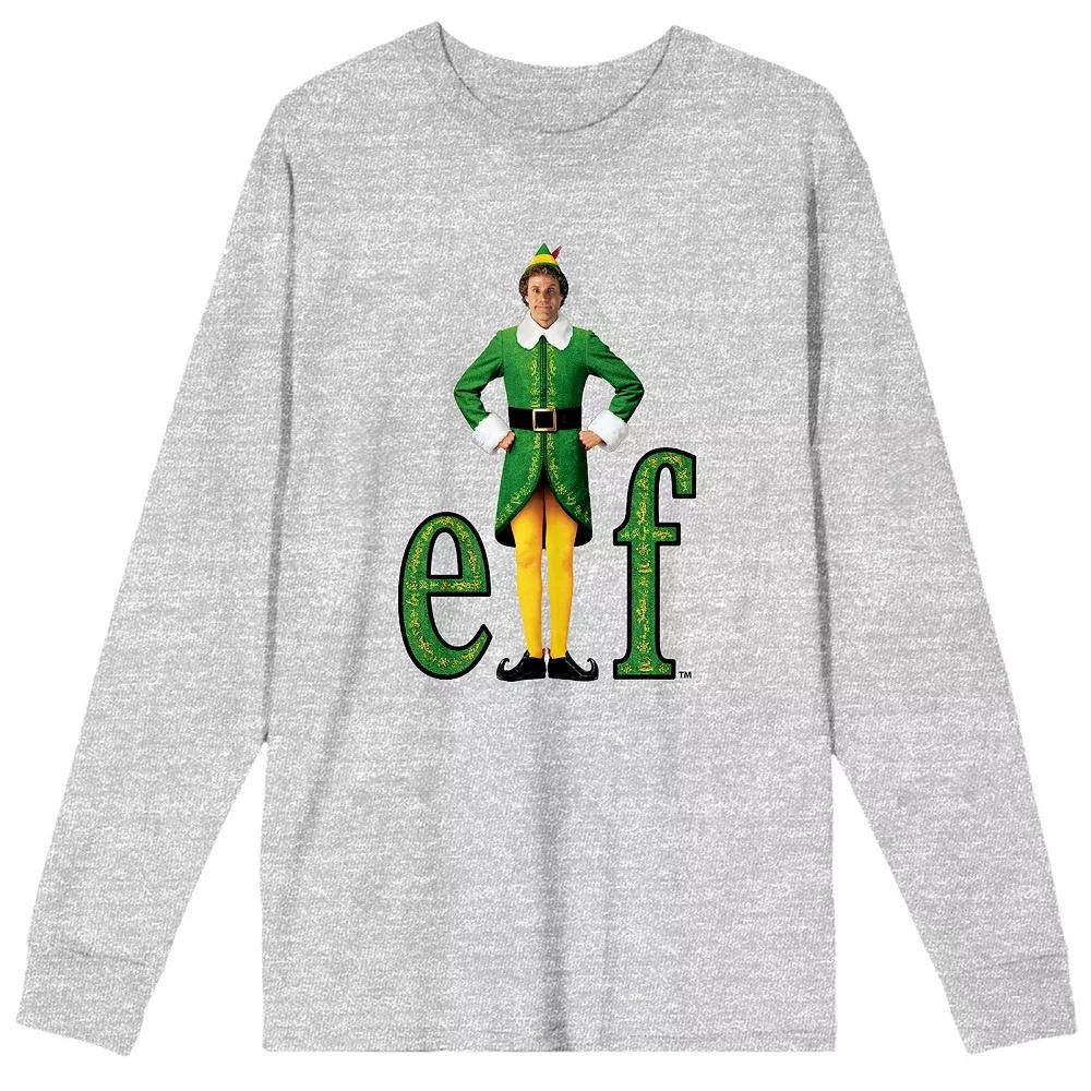 Men's Elf William Buddy Hobbs Logo Long Sleeve Tee,  Product Image