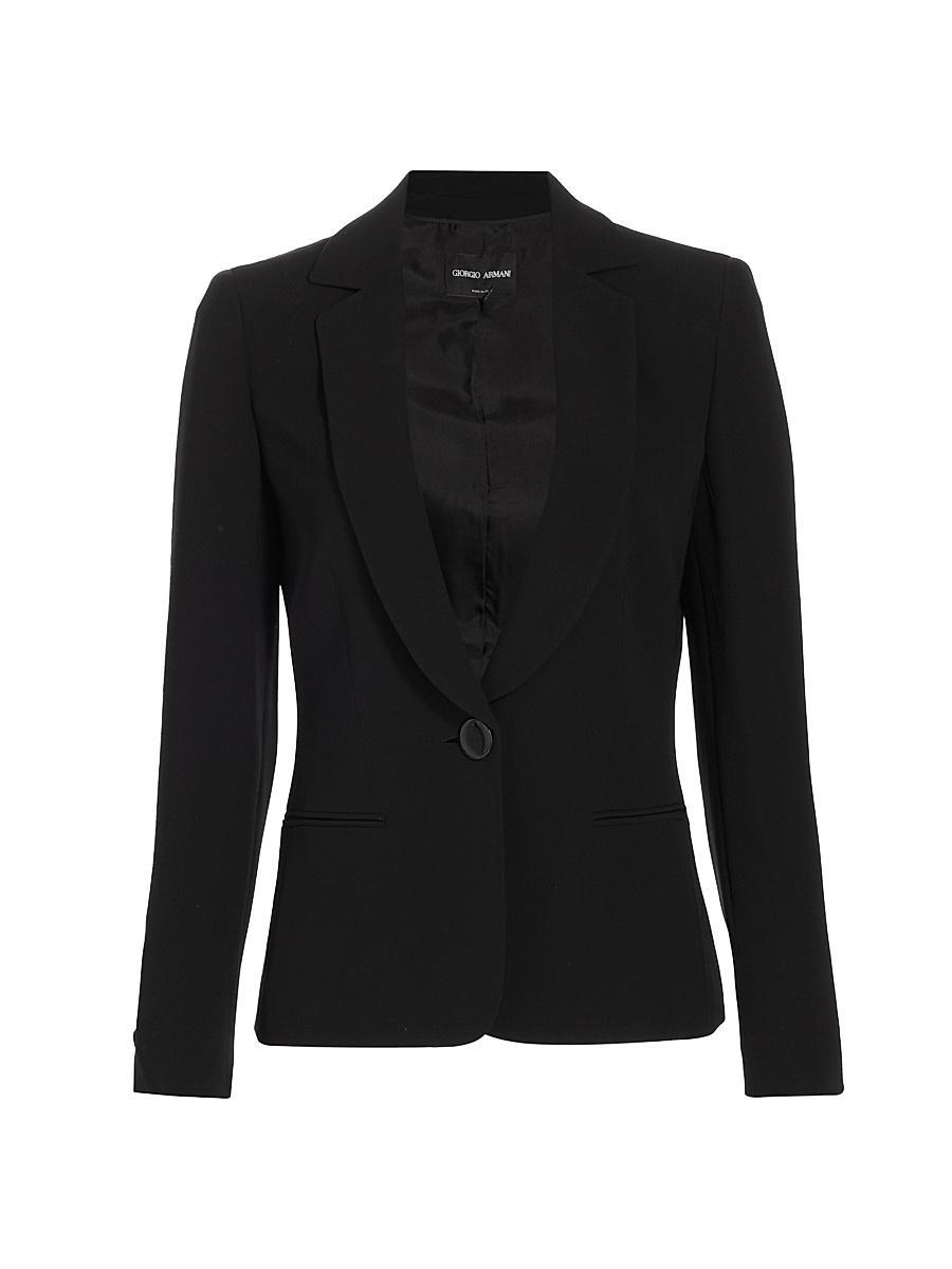Cady Tailored Blazer Jacket Product Image