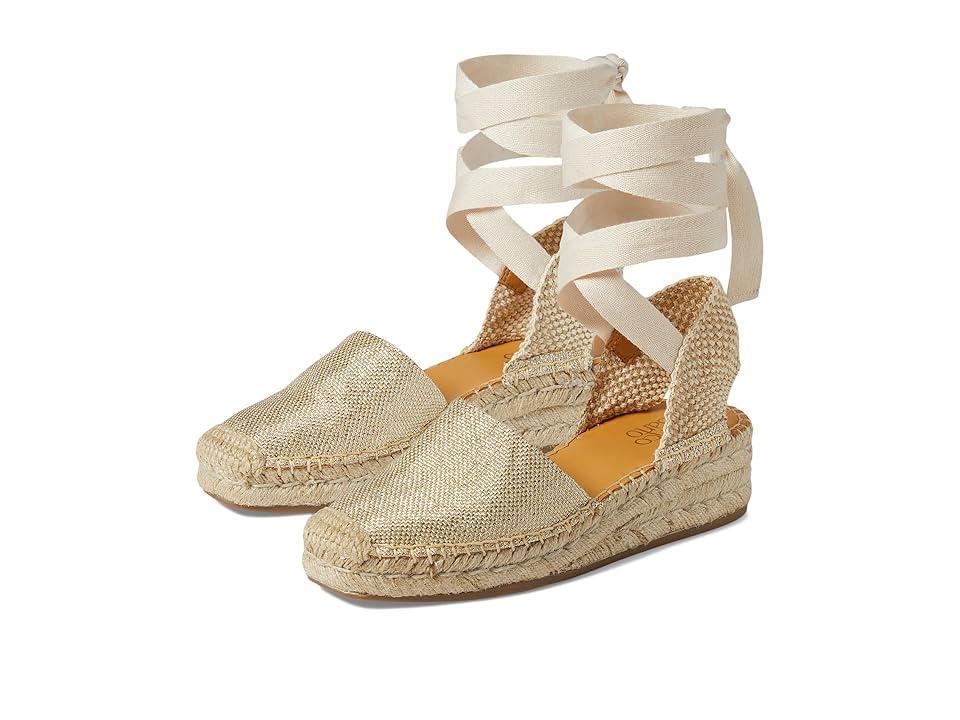 Franco Sarto Britney Ankle Strap Wedge Espadrilles Solid Fabric) Women's Sandals Product Image