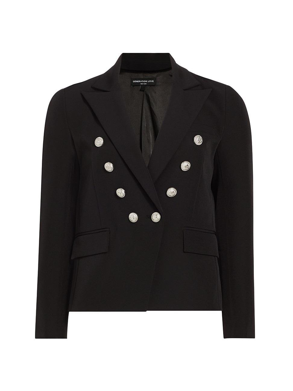 Womens Delilah Crepe Blazer Product Image