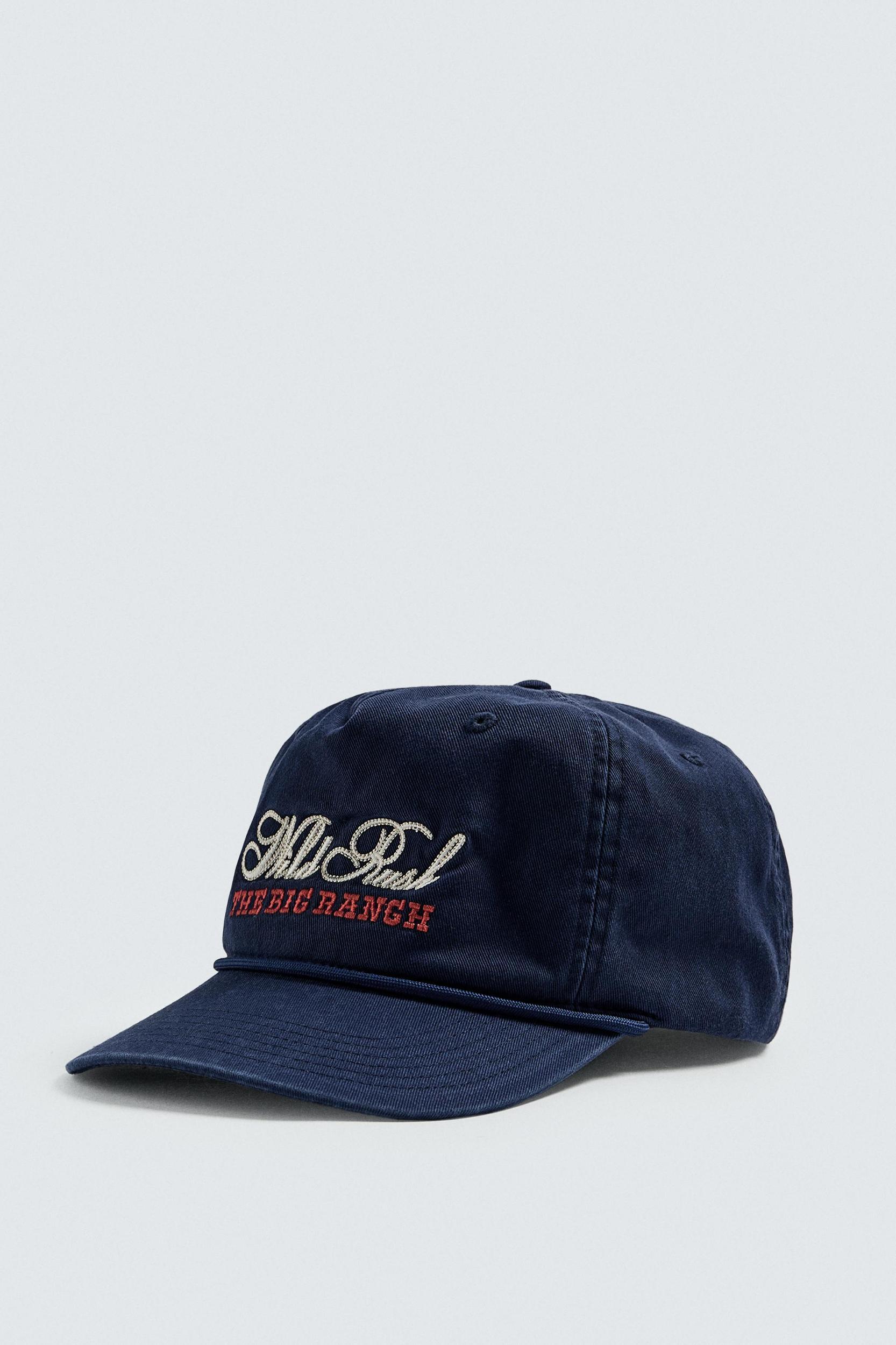WASHED EMBROIDERED CAP Product Image