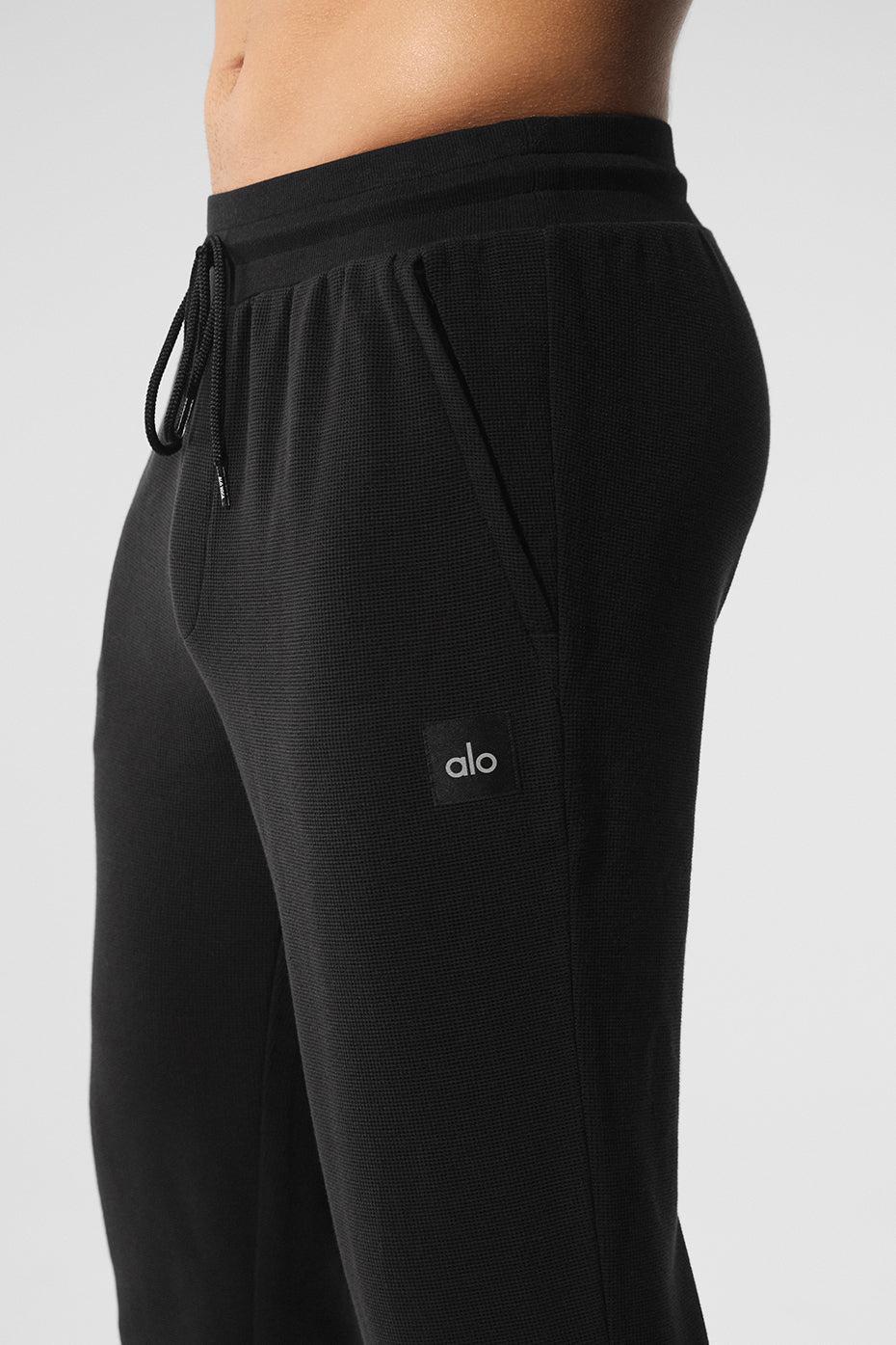 Micro Waffle Fast Break Jogger - Black Product Image