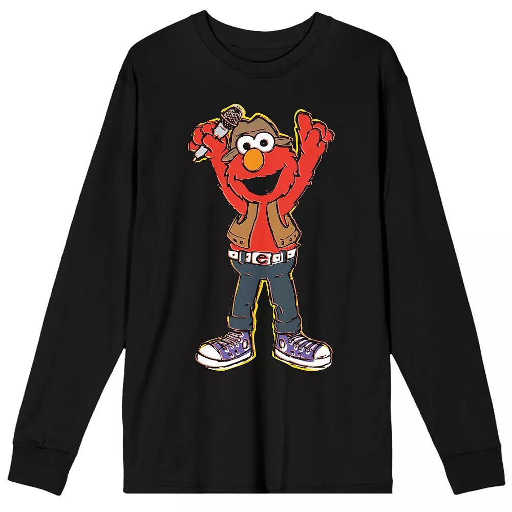 Men's Sesame Street Elmo Long Sleeve Tee,  Product Image
