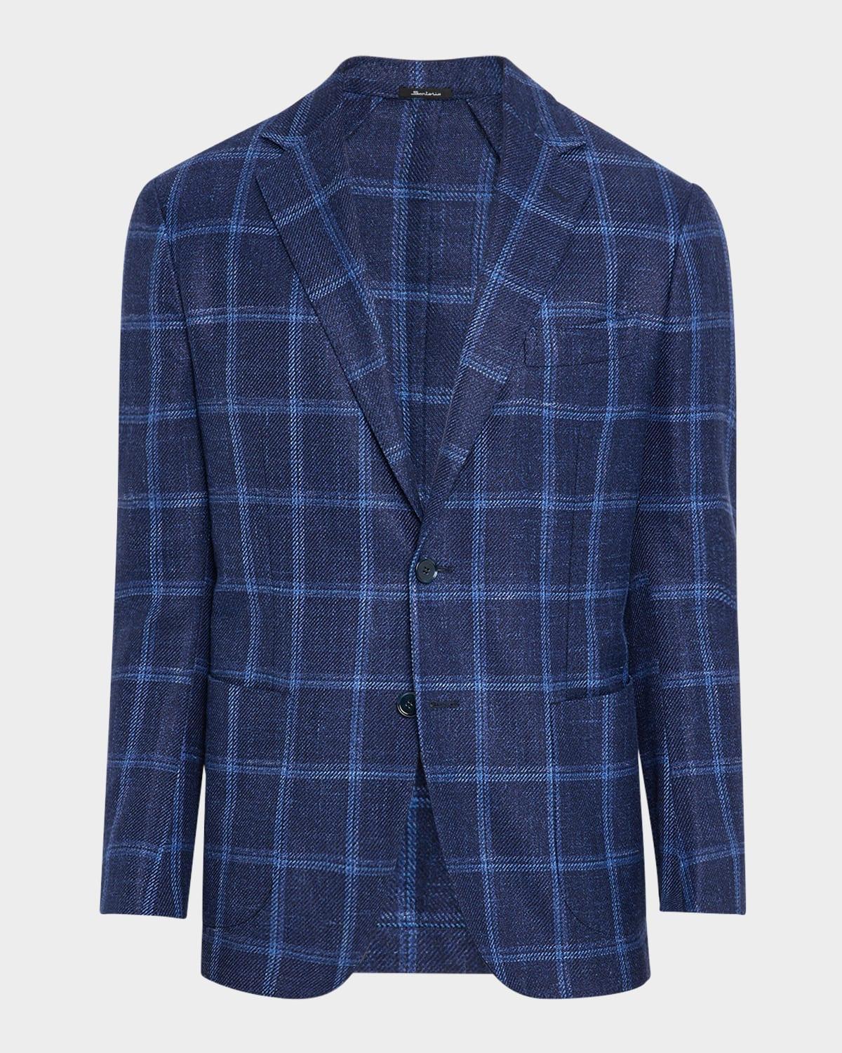 Mens Large Overcheck Sport Coat Product Image