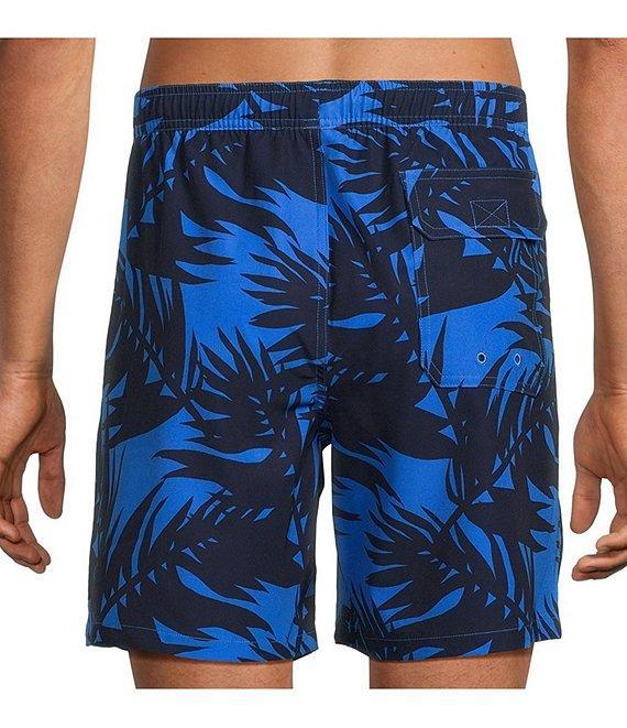 Vineyard Vines Printed Piped Chappy 7#double; Inseam Swim Trunks Product Image