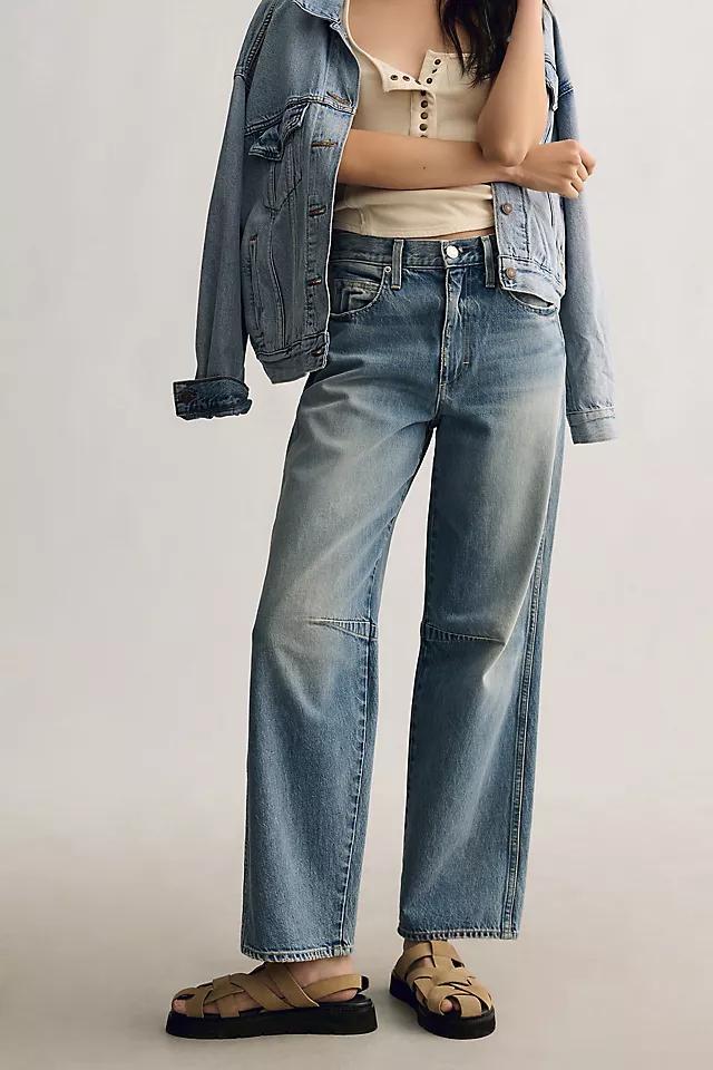 AMO Sandra Baggy Mid-Rise Wide-Leg Jeans Product Image