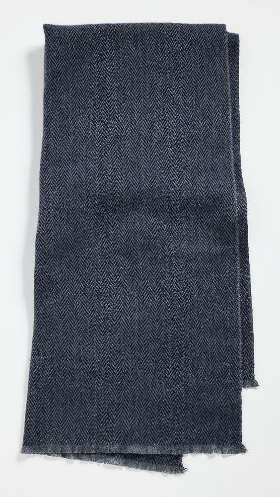 Vince Lightweight Herringbone Cashmere Scarf | Shopbop Product Image