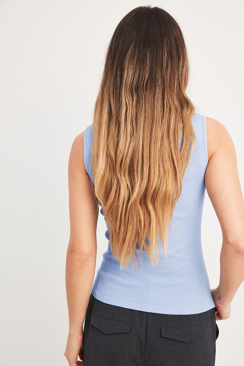 Ribbed Front Twist Top Product Image