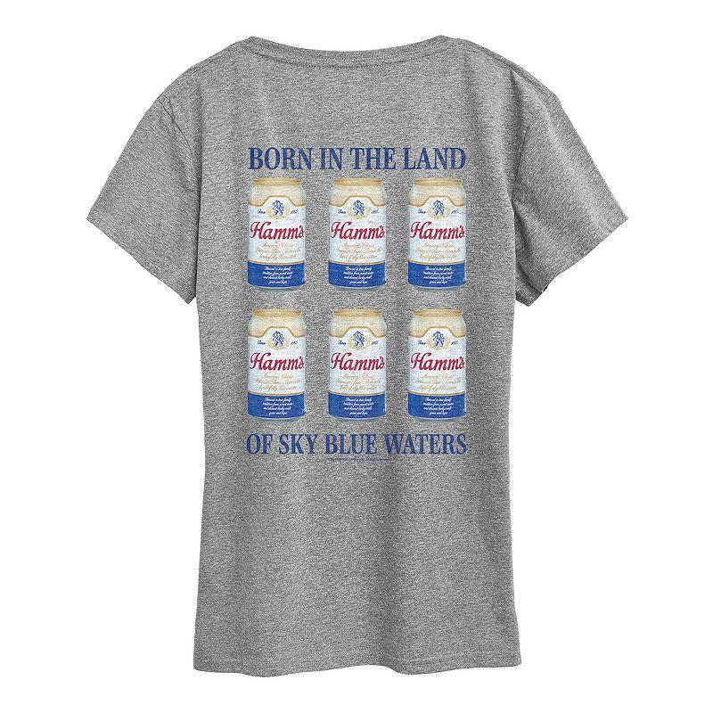 Women's Hamm's Can Grid Graphic Tee,  Product Image