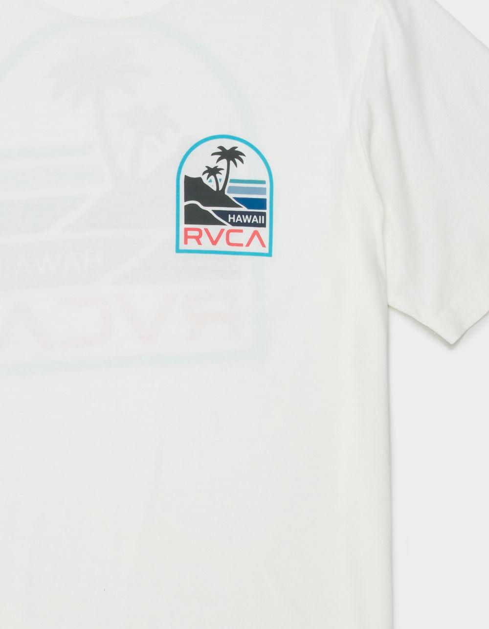 RVCA Palm Sets Mens Tee - WHITE Product Image