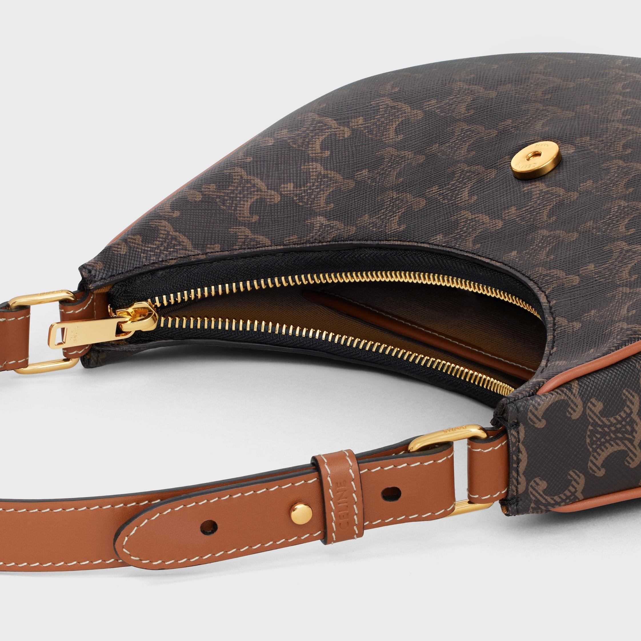 MEDIUM AVA TRIOMPHE BAG IN Triomphe Canvas and calfskin Product Image