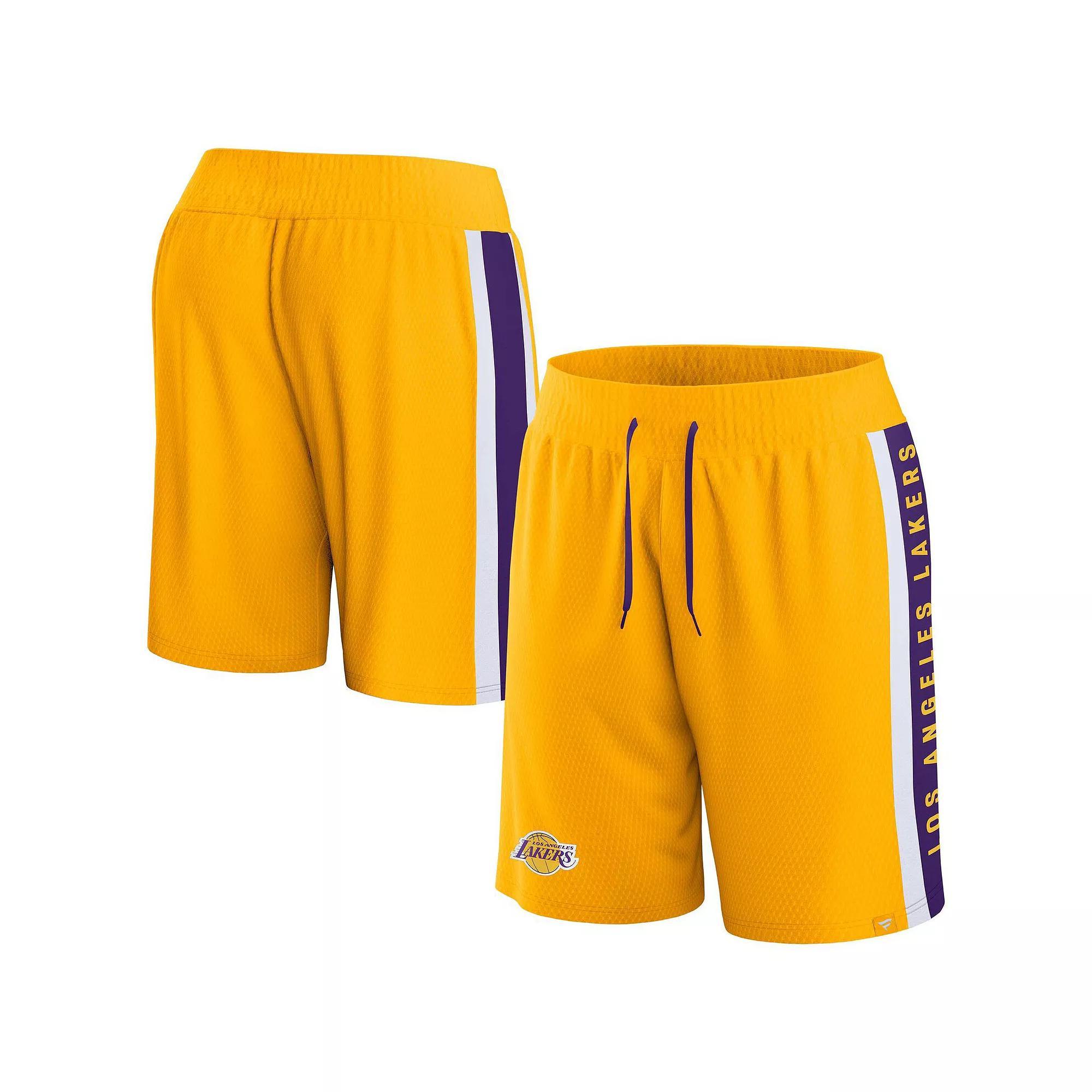 Mens Fanatics Branded Los Angeles Lakers Referee Iconic Mesh Shorts Product Image