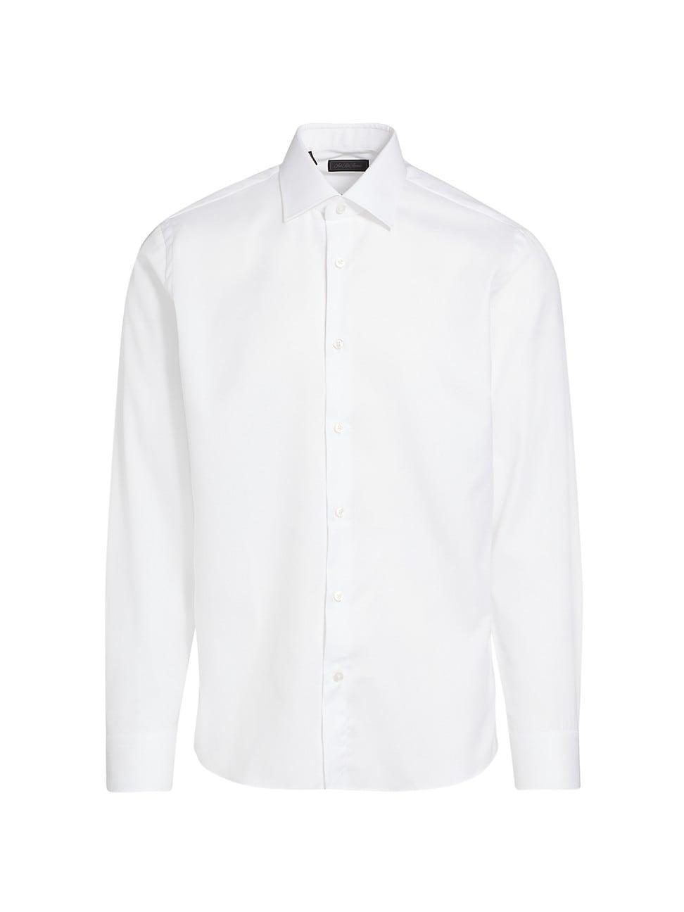 Mens COLLECTION Poplin Button-Front Shirt Product Image