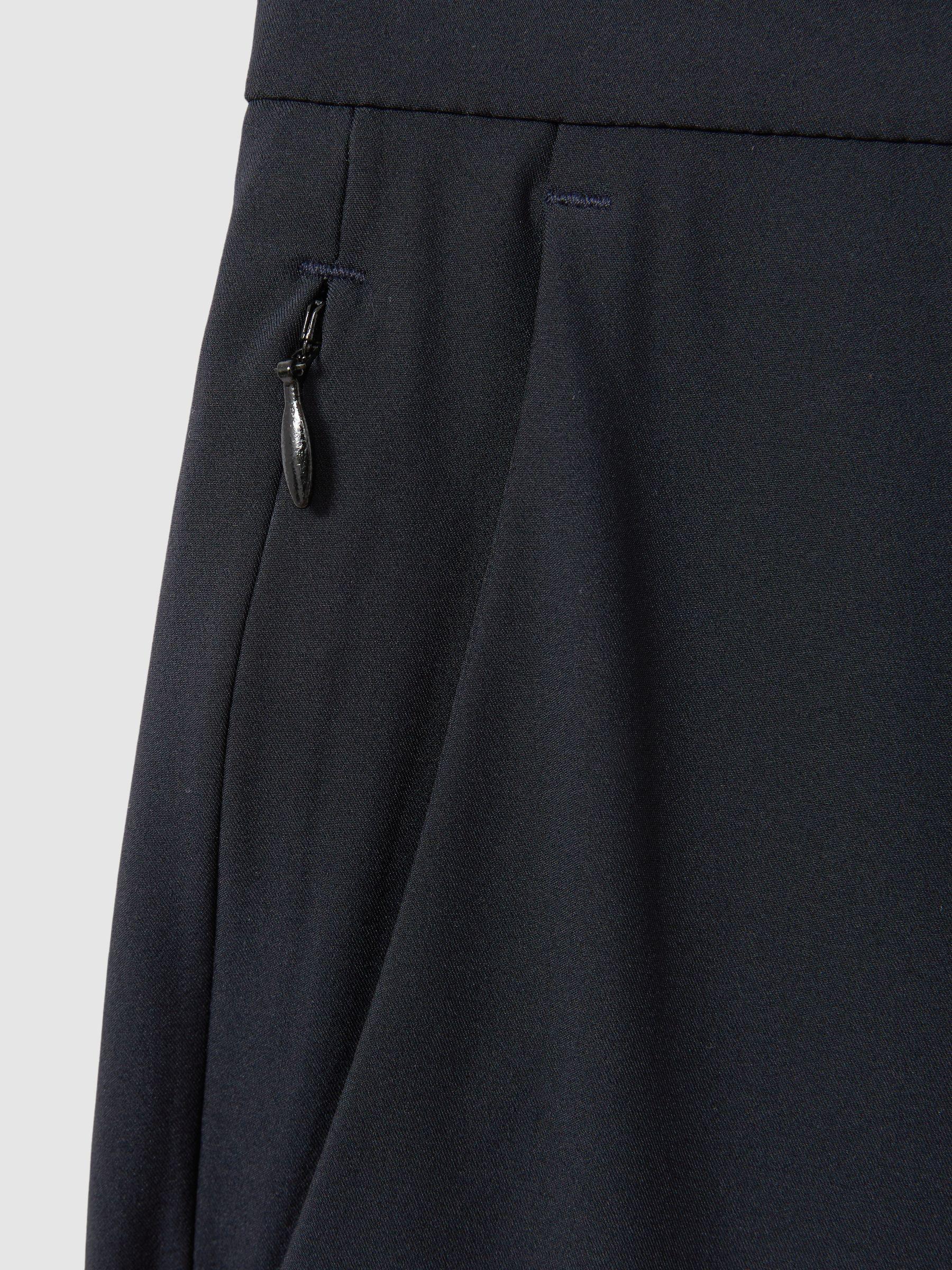 Technical Drawstring Trousers in Navy Product Image