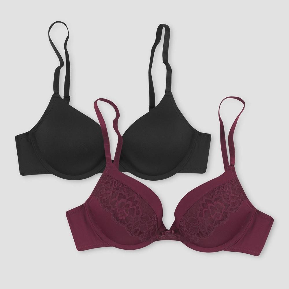 Maidenform Self Expressions Women's 2pk Push-Up Bra SE5757 Product Image