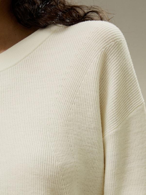 Ultra-fine Merino Wool Crewneck Sweater Product Image