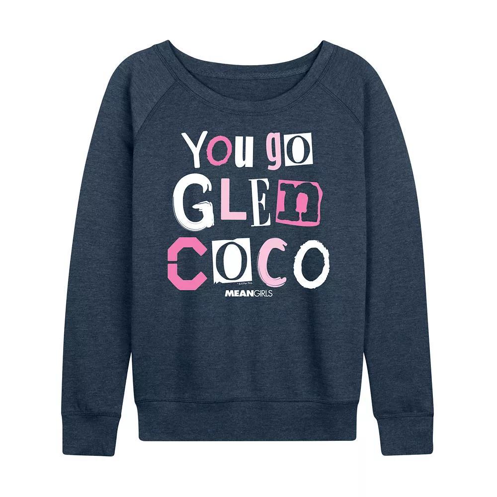 Women's Mean Girls You Go Glen Coco French Terry Long Sleeve Tee,  Product Image