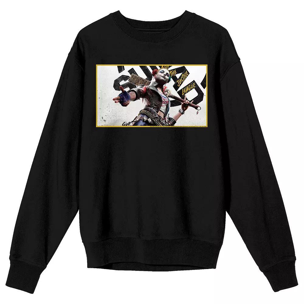Men's DC Comics Suicide Squad Harley Quinn Graphic Sweatshirt,  Product Image