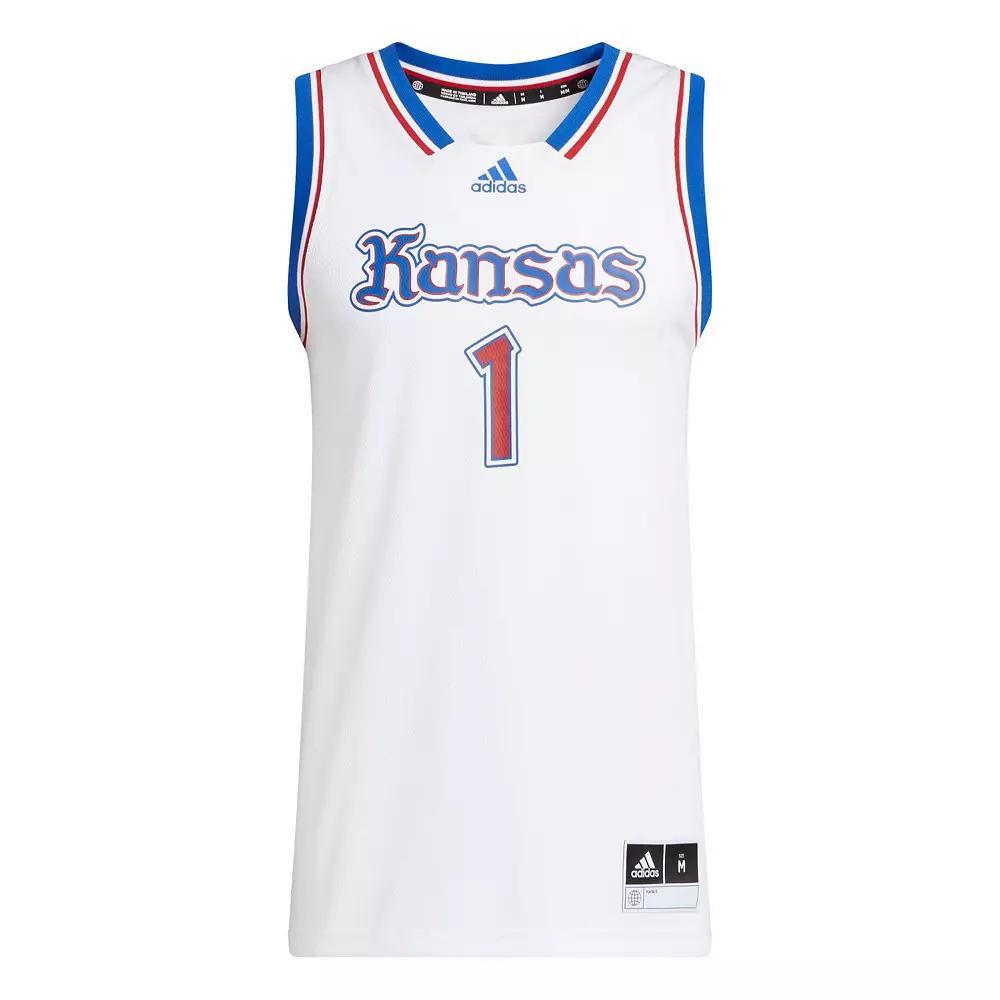 Men's adidas # Kansas Jayhawks Kansas Jayhawks Swingman Basketball Jersey,  Product Image