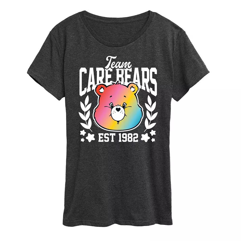 Women's Care Bears Team 1982 Graphic Tee, Size: Small, Heather Grey Product Image