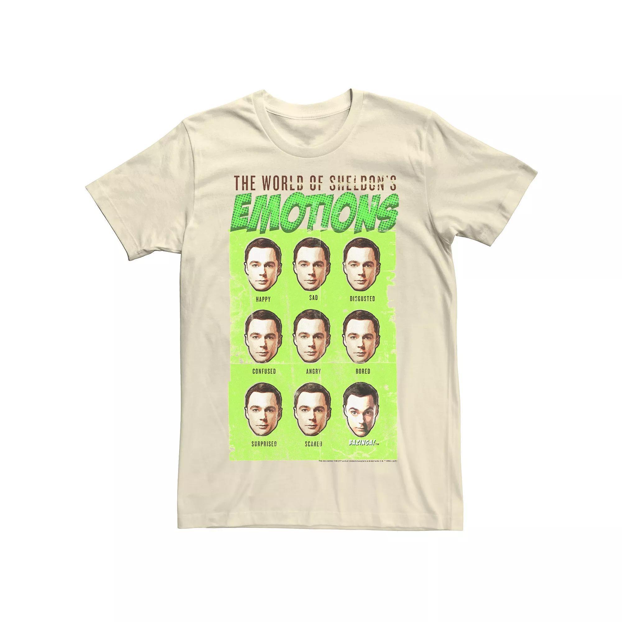 Men's The Big Bang Theory Sheldon's Emotions Tee,  Product Image