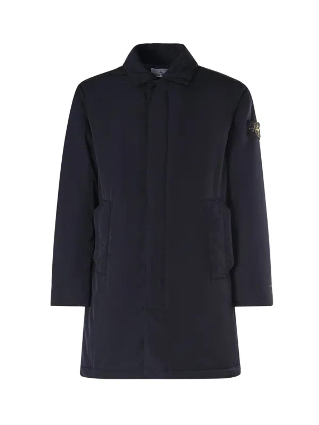 STONE ISLAND Coats In Blue Product Image