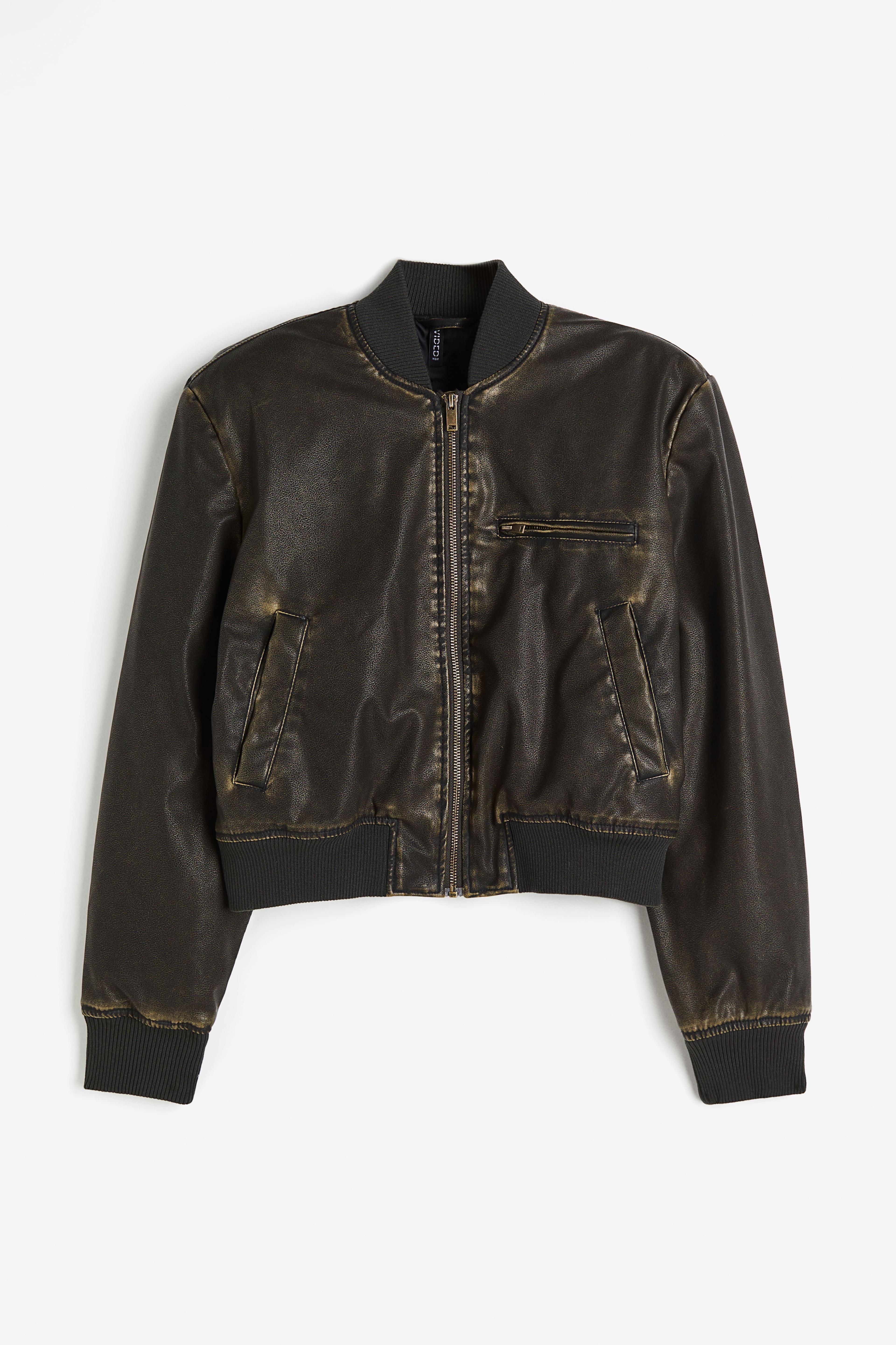 Coated Bomber Jacket Product Image