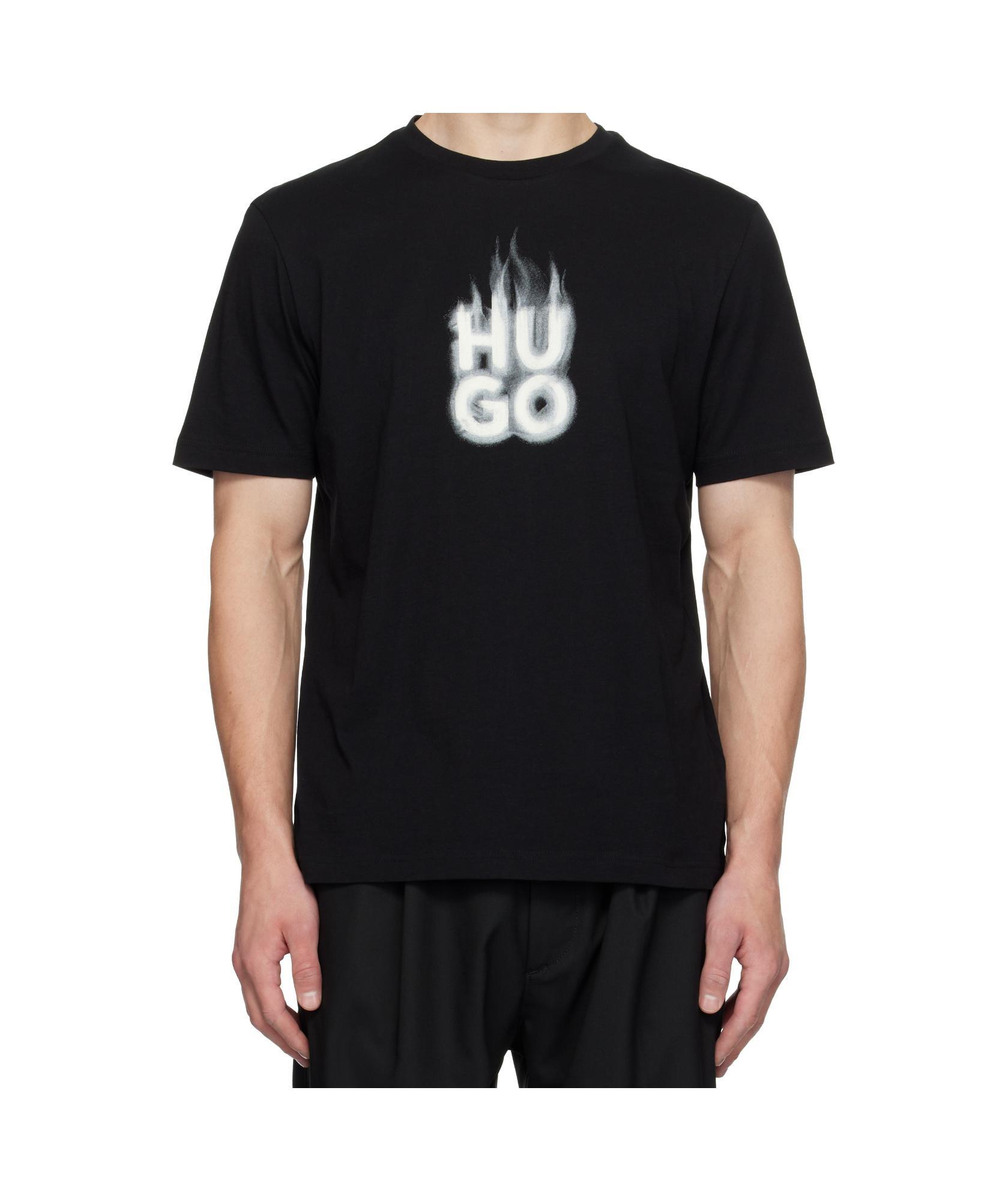 HUGO BOSS Hugo Dalayer T Shirt Black Product Image