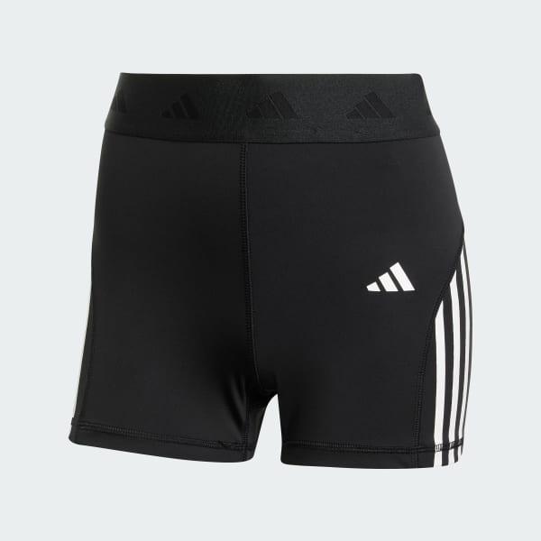 adidas Hyperglam 3-Inch Leggings Core Black M Womens Product Image