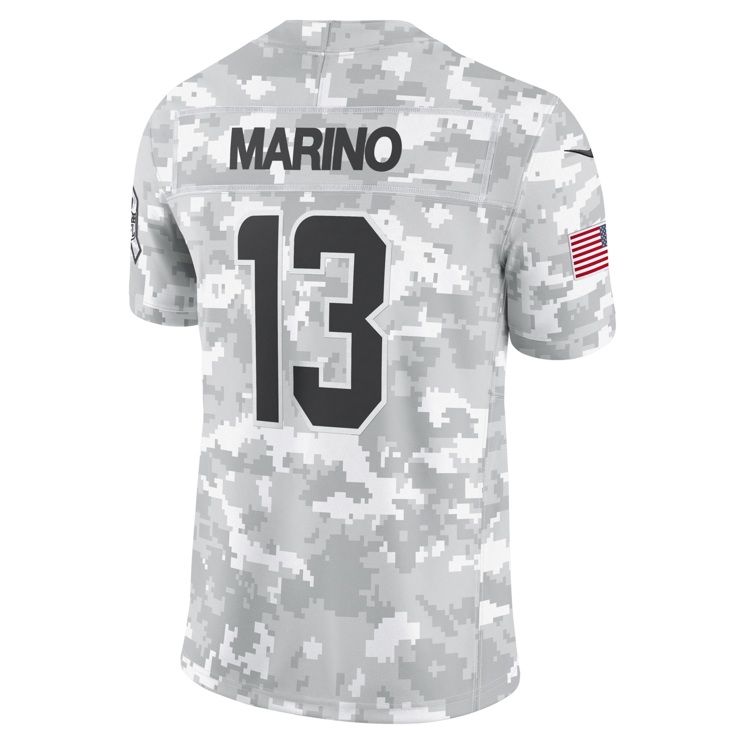 Dan Marino Miami Dolphins Salute to Service Nike Men's Dri-FIT NFL Limited Jersey Product Image