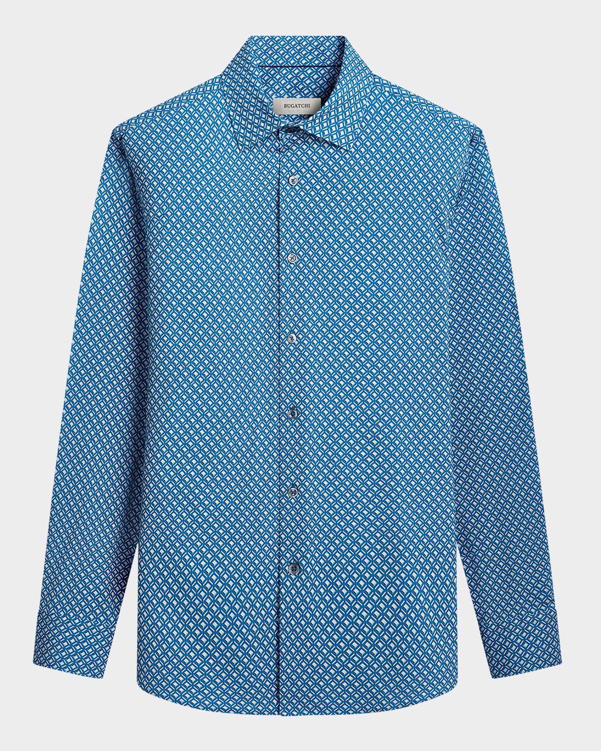 Mens OoohCotton James Geometric Sport Shirt Product Image