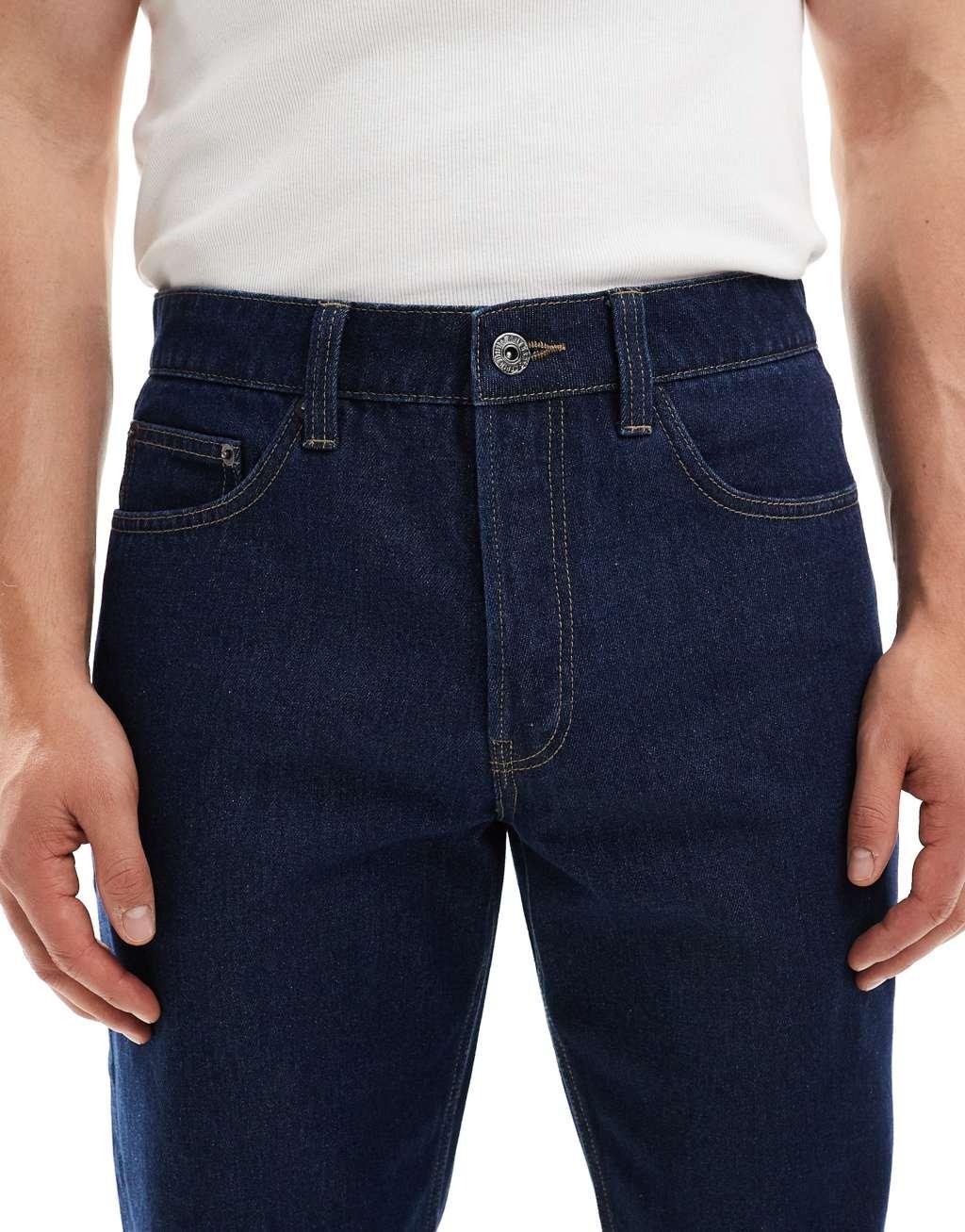 ONLY & SONS straight fit jeans in indigo Product Image