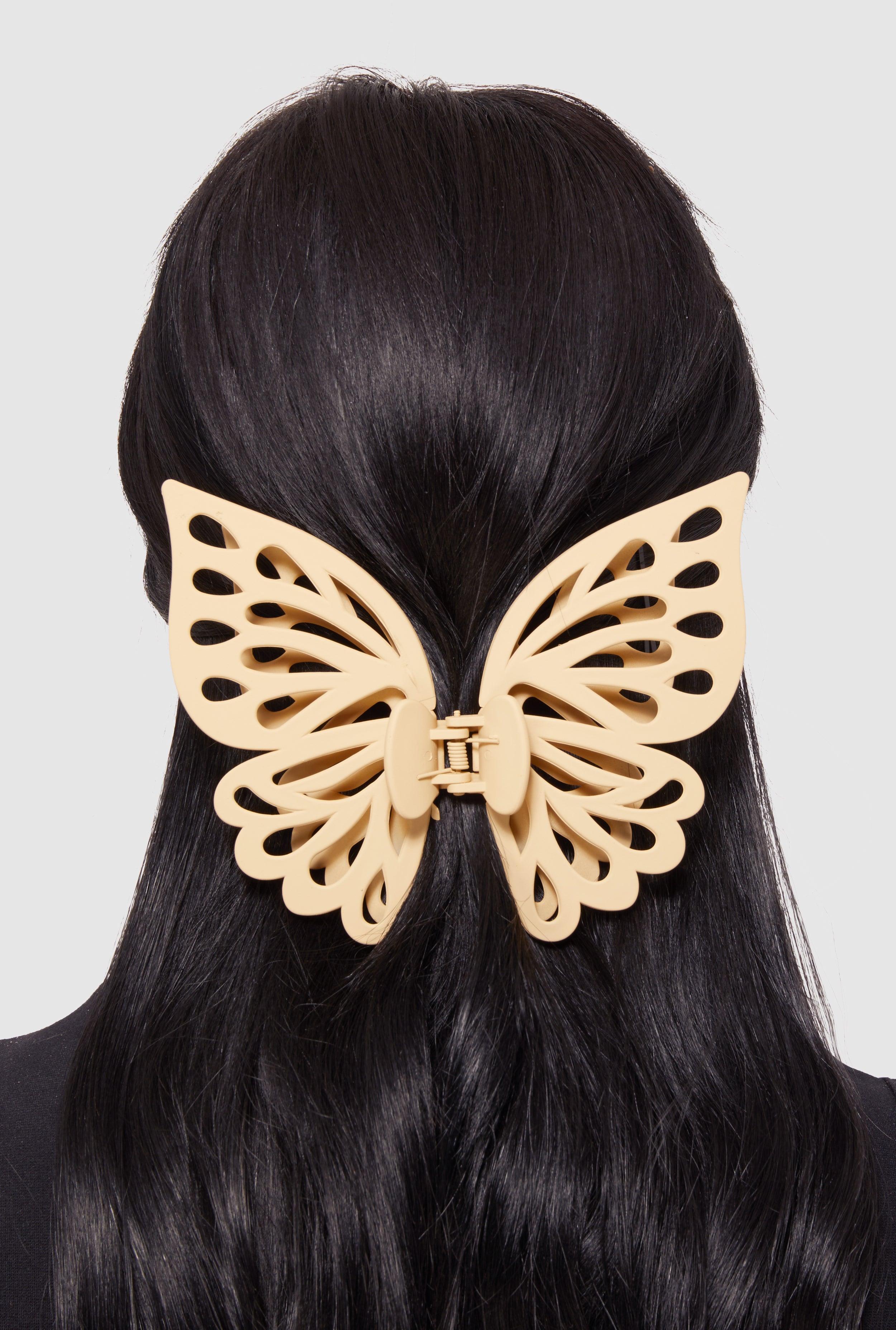 Butterfly Claw Hair Clip Female Product Image