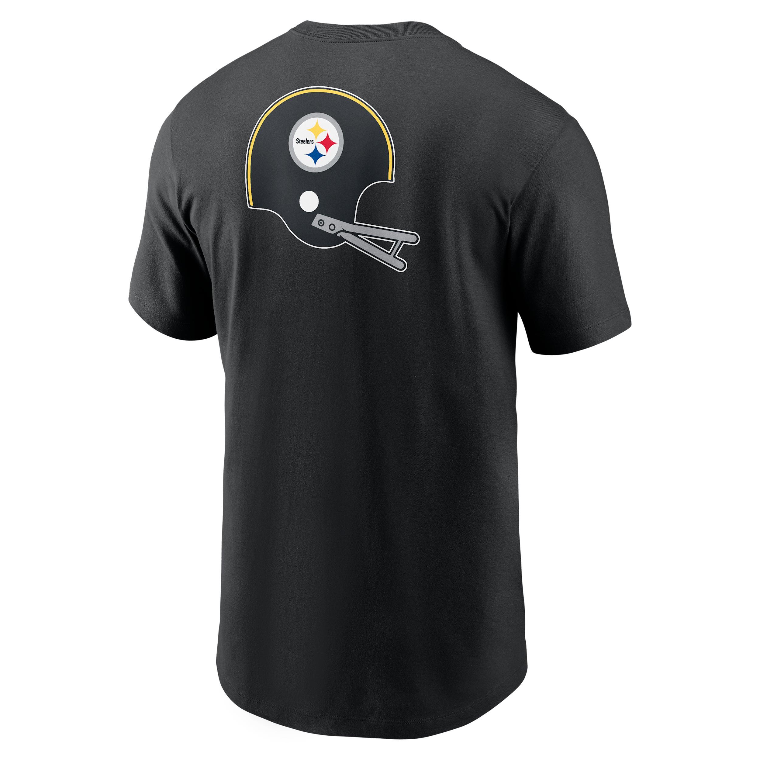 Pittsburgh Steelers Rewind Front And Back Hit Essential Nike Mens NFL T-Shirt | N19900A7LV-93P Product Image