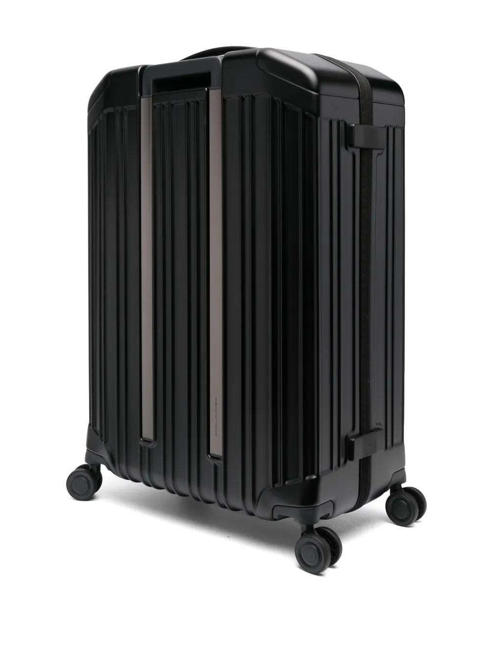 PIQUADRO Hard-case Rolling Luggage In Black Product Image