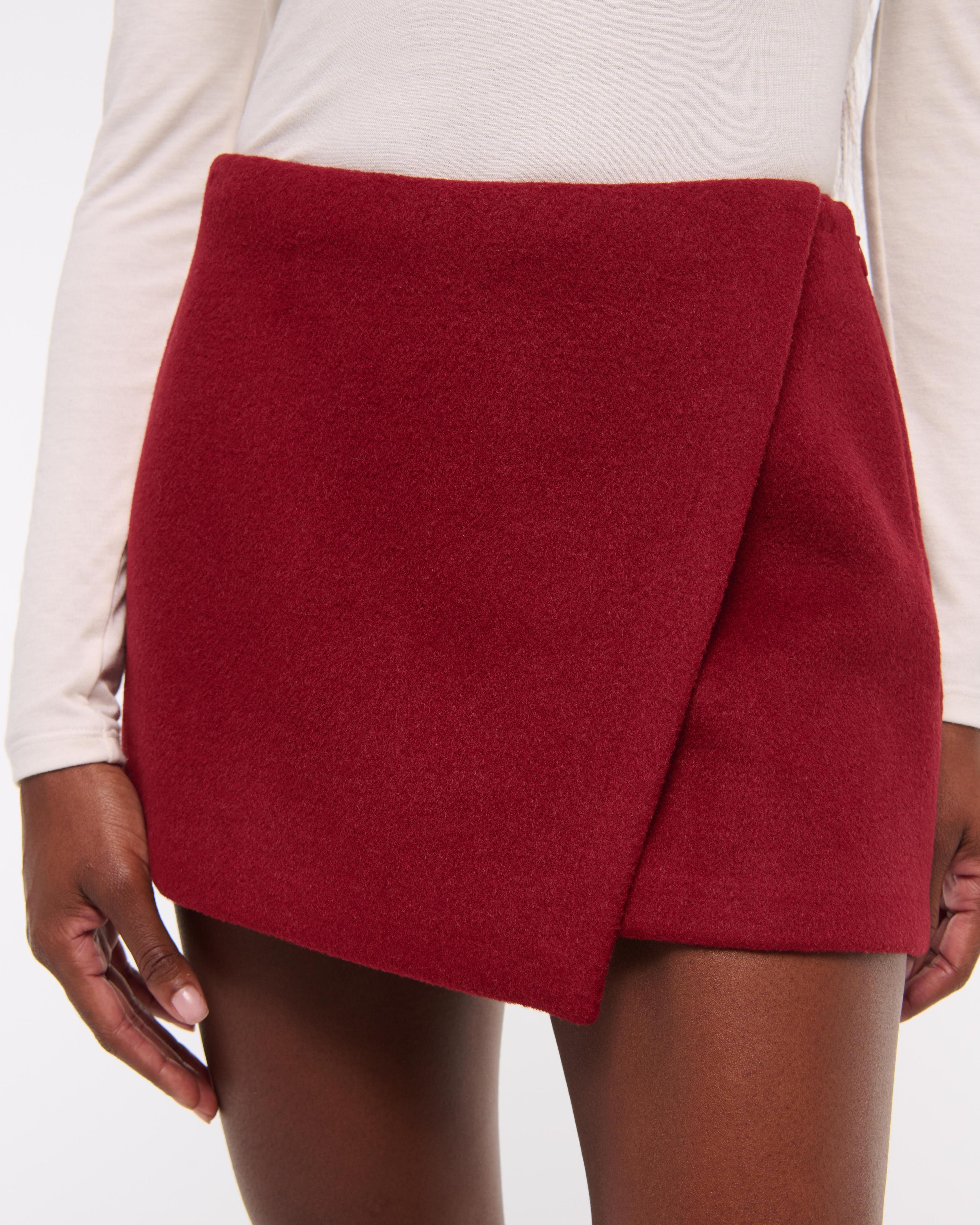 Mid Rise Wrap Skort Product Image