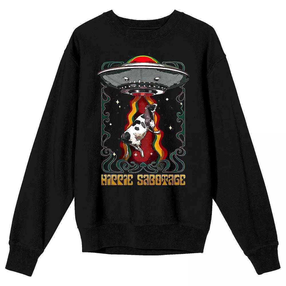 Men's Hippie Sabotage Alien Ship Sweatshirt,  Product Image