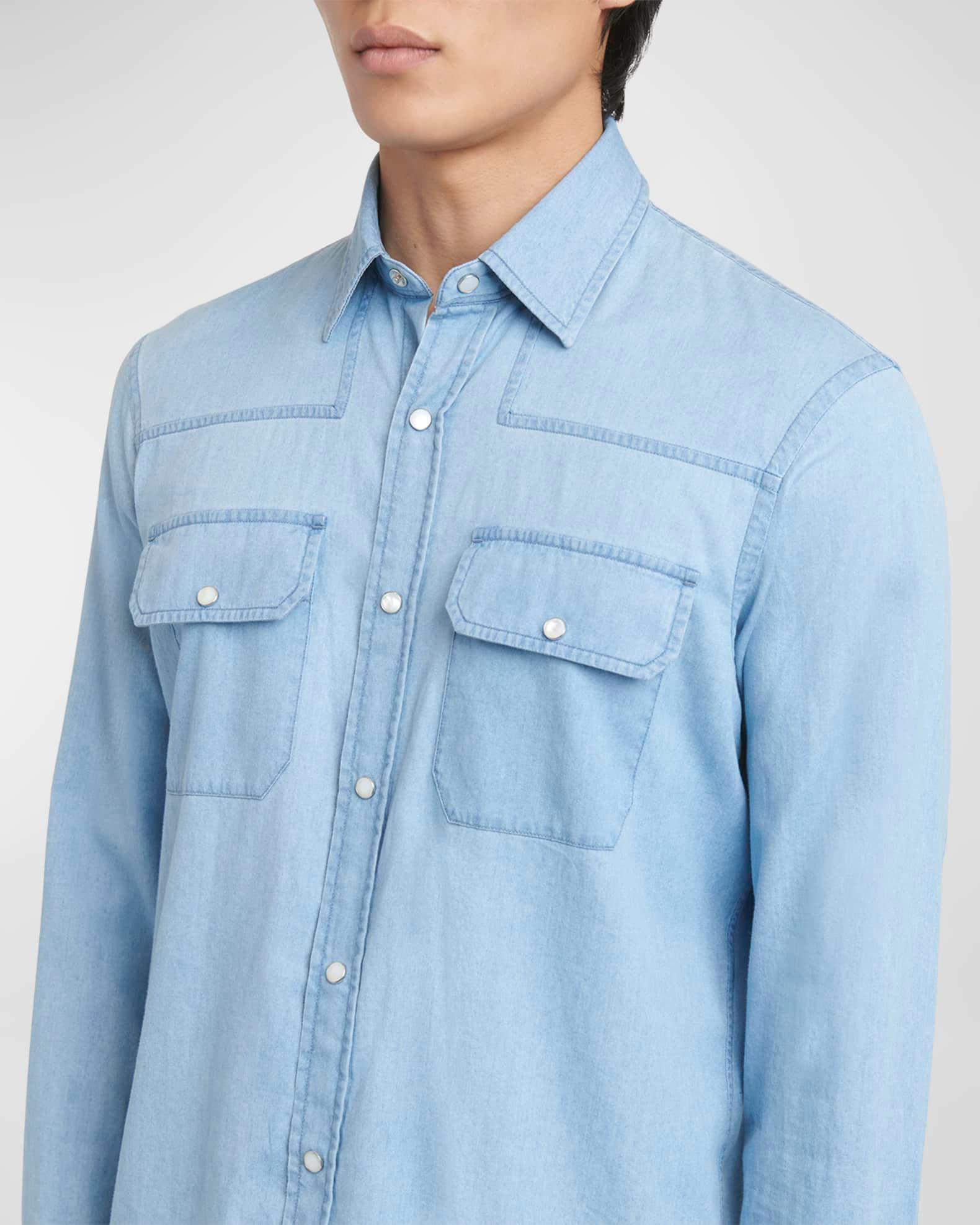 Men's Cashco Denim Western Shirt Product Image