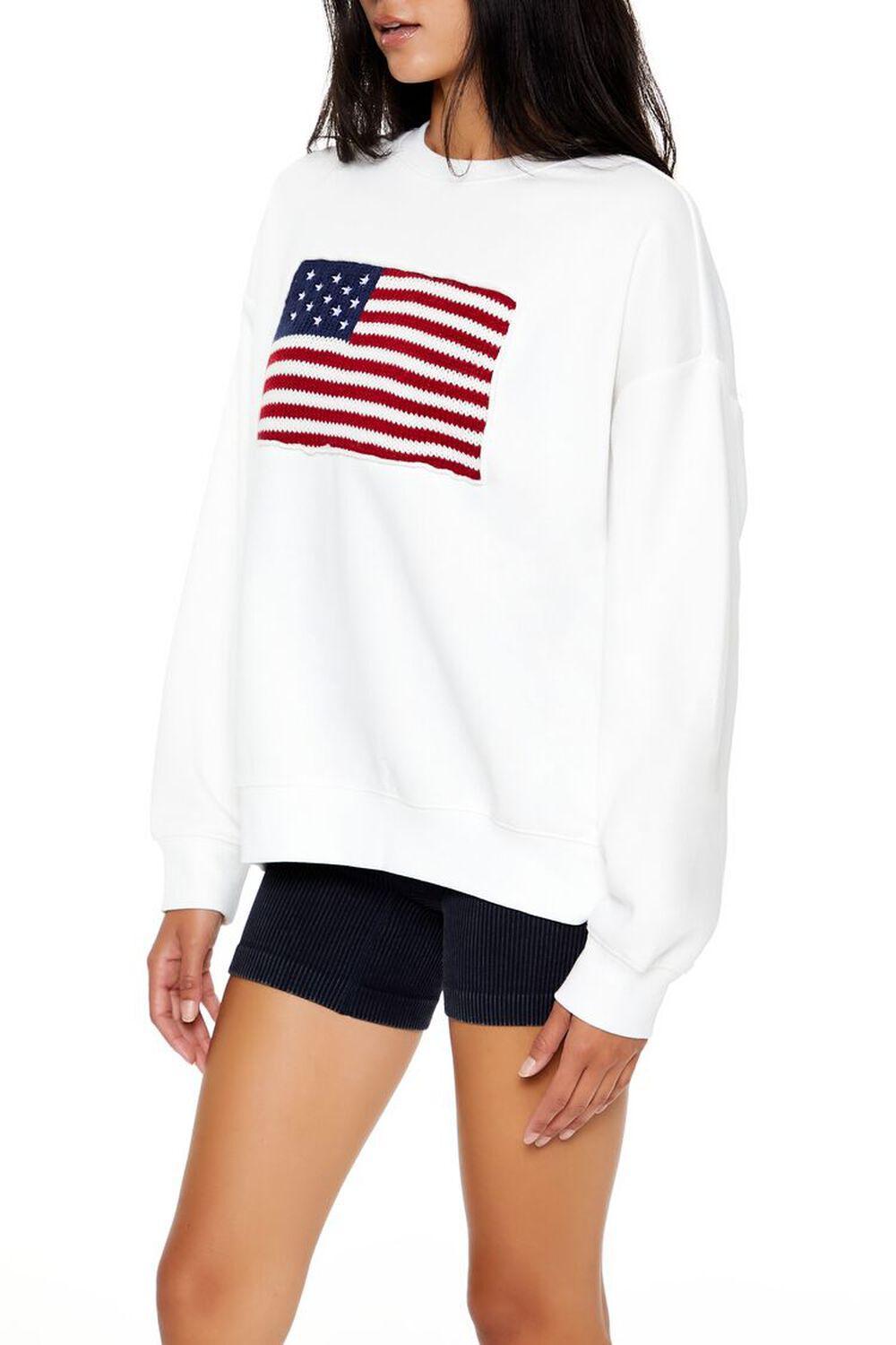 American Flag Fleece Pullover | Forever 21 Product Image