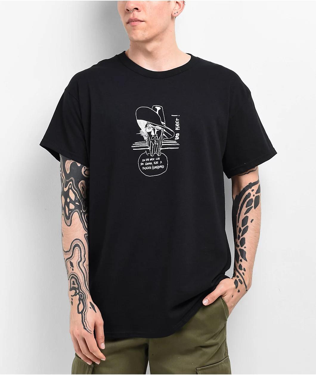 Krooked Piret Black T-Shirt Product Image