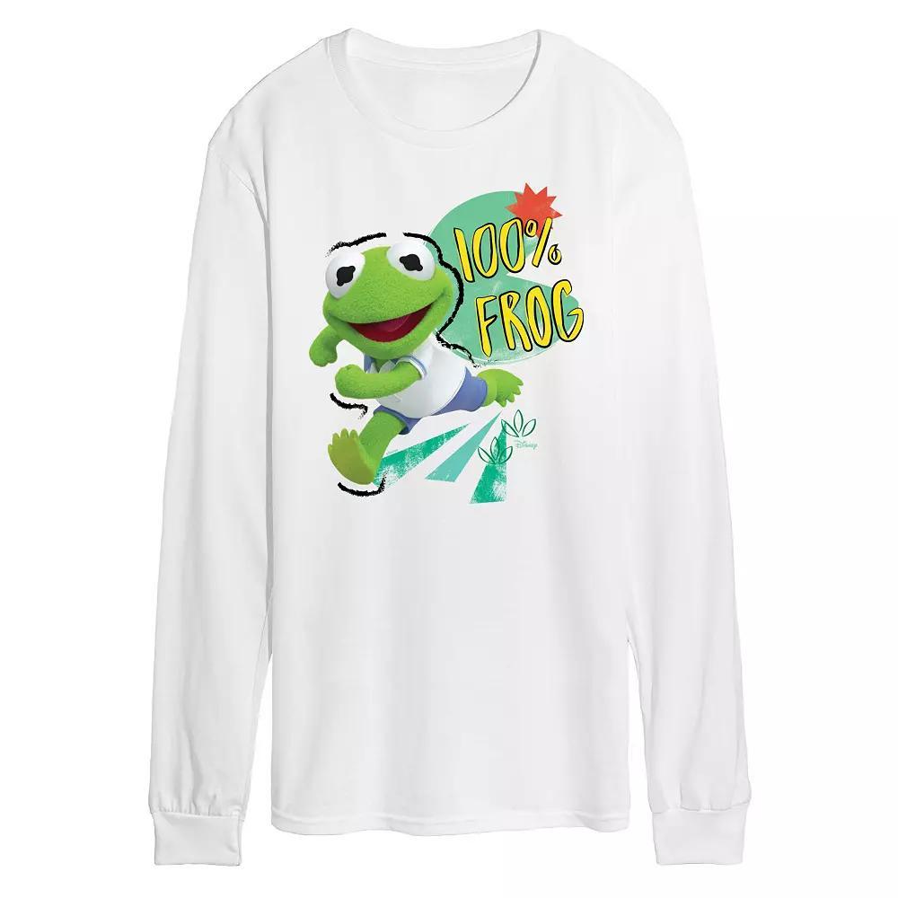 Disney's Muppets Babies Kermit Men's Long Sleeve Graphic Tee,  Product Image