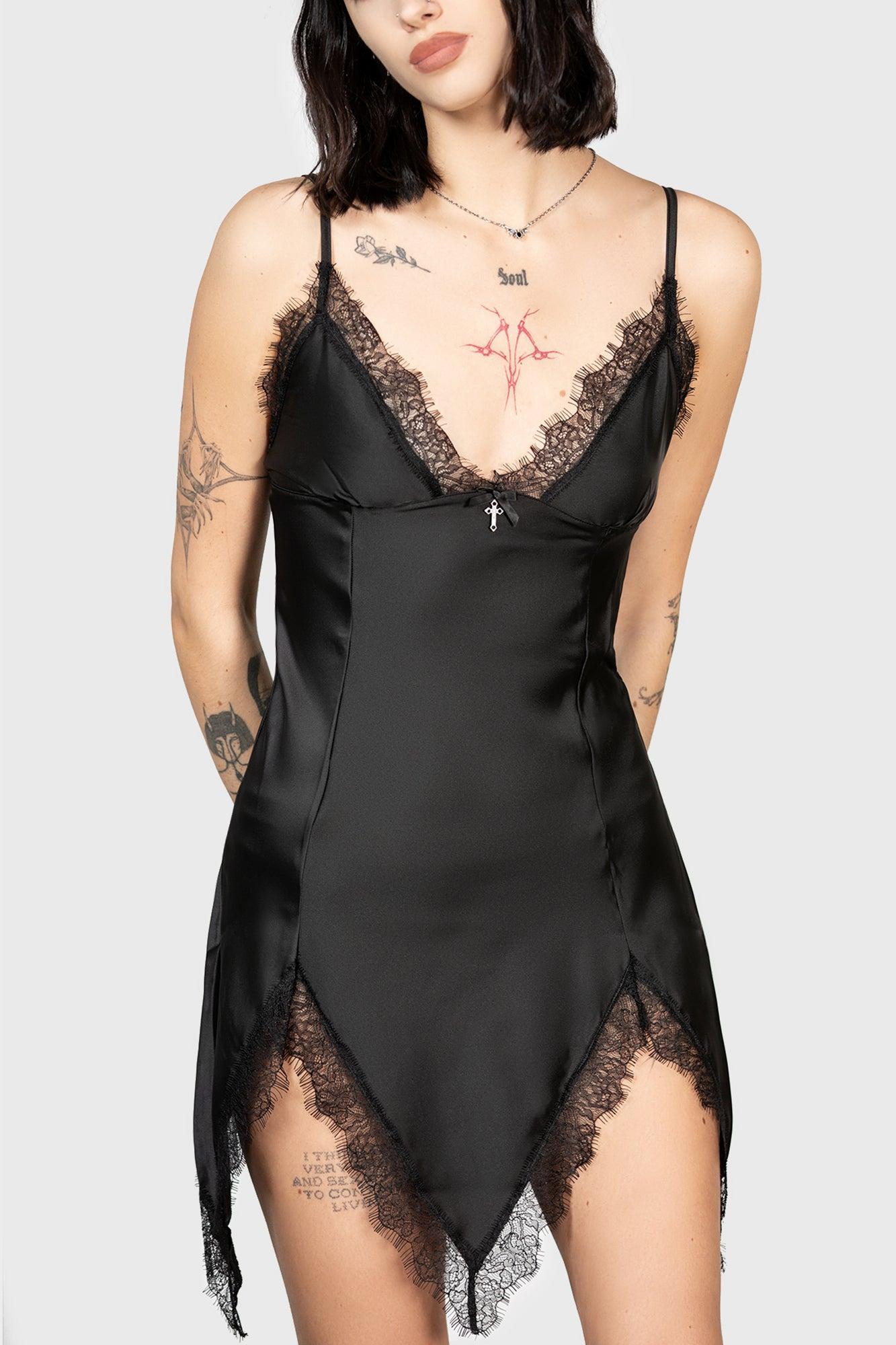 Fatal Farewell Slip Dress [B] - Resurrect Female Product Image