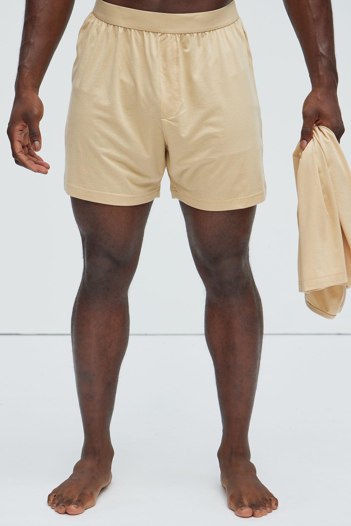 Essential Modal Boxer - Khaki Product Image