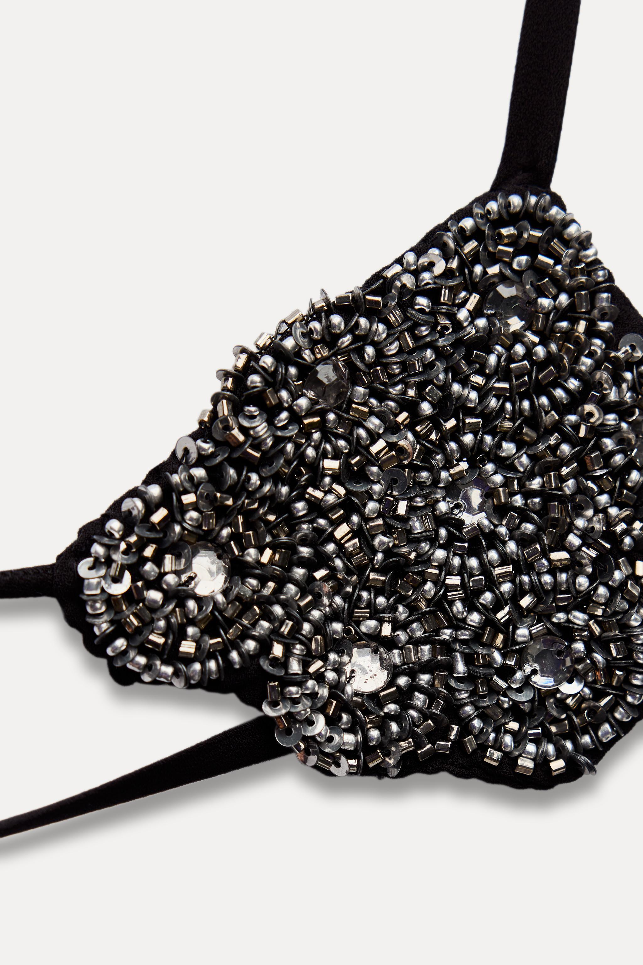 BEADED JEWELS MINI BRA Product Image