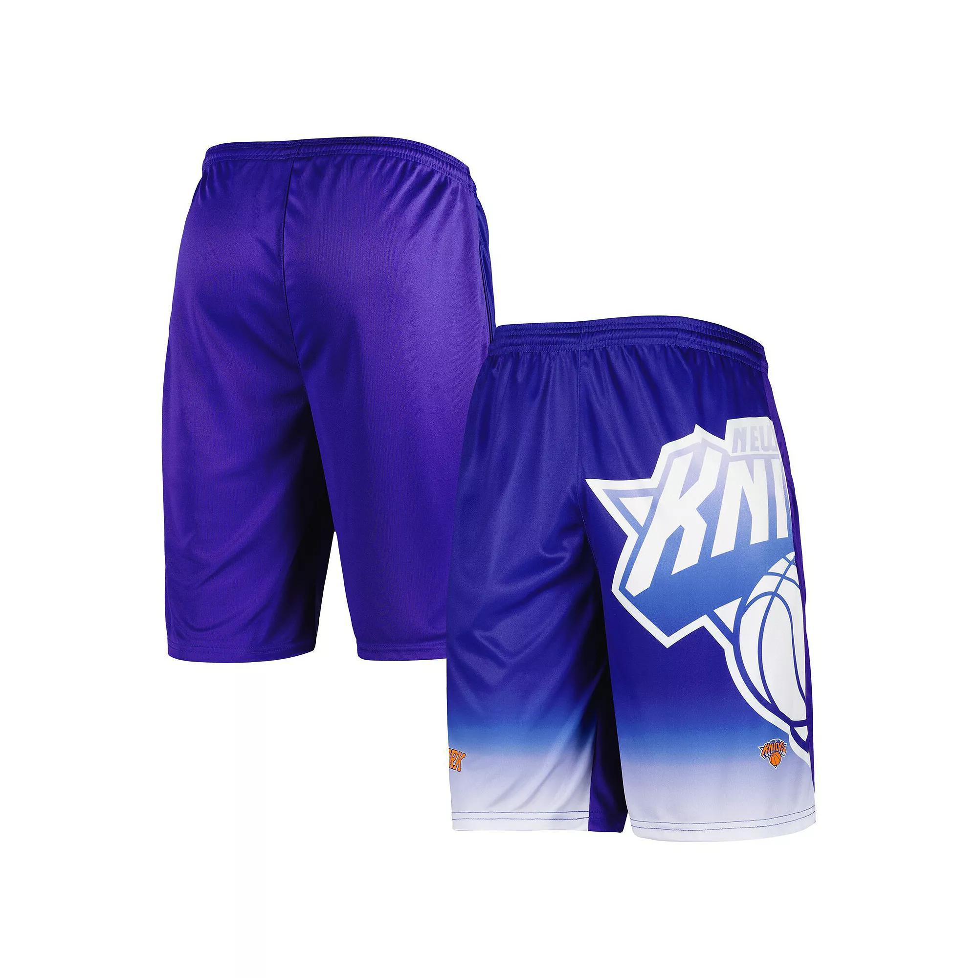 Men's Fanatics Branded Blue New York Knicks Graphic Shorts, Size: Medium Product Image