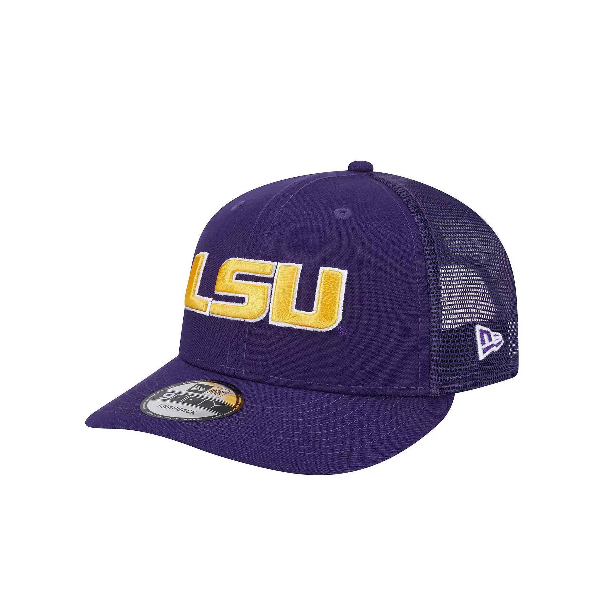 Men's New Era Purple LSU Tigers Trucker 9FIFTY Snapback Hat Product Image