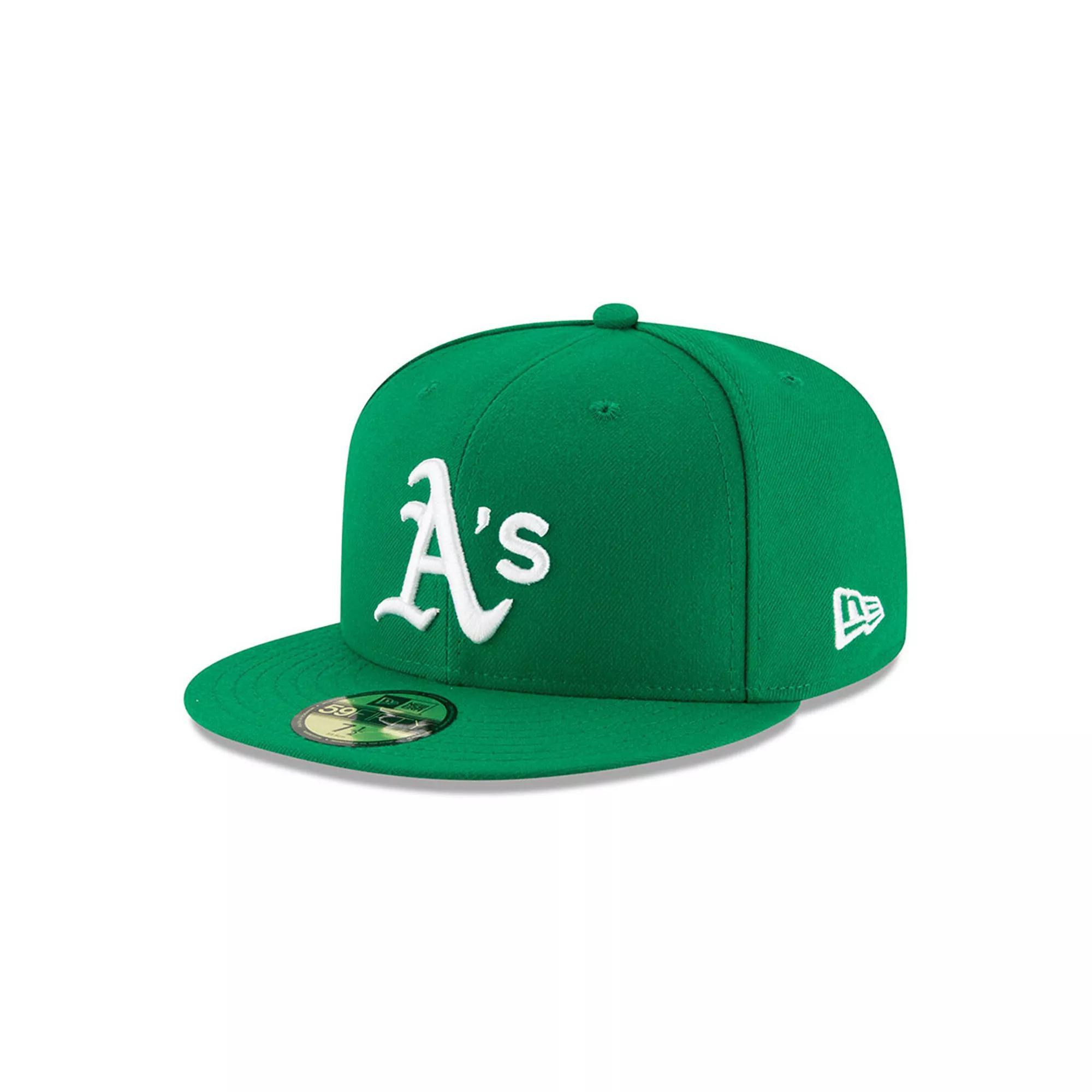 Men's New Era Green Oakland Athletics Alt Authentic Collection On-Field 59FIFTY Fitted Hat,  Product Image