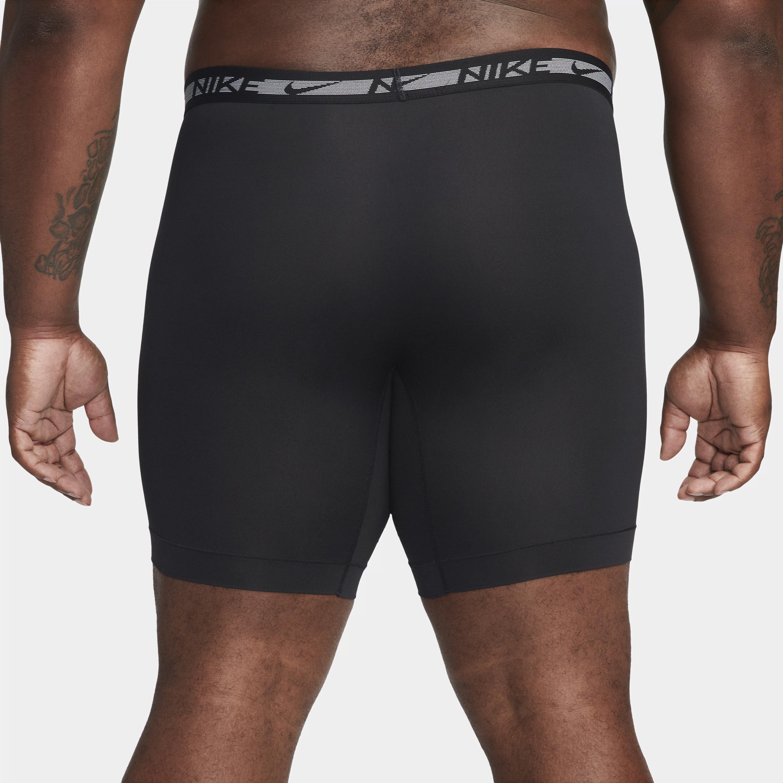 Nike Dri-FIT Ultra Stretch Micro Mens Long Boxer Brief (3-Pack) Product Image