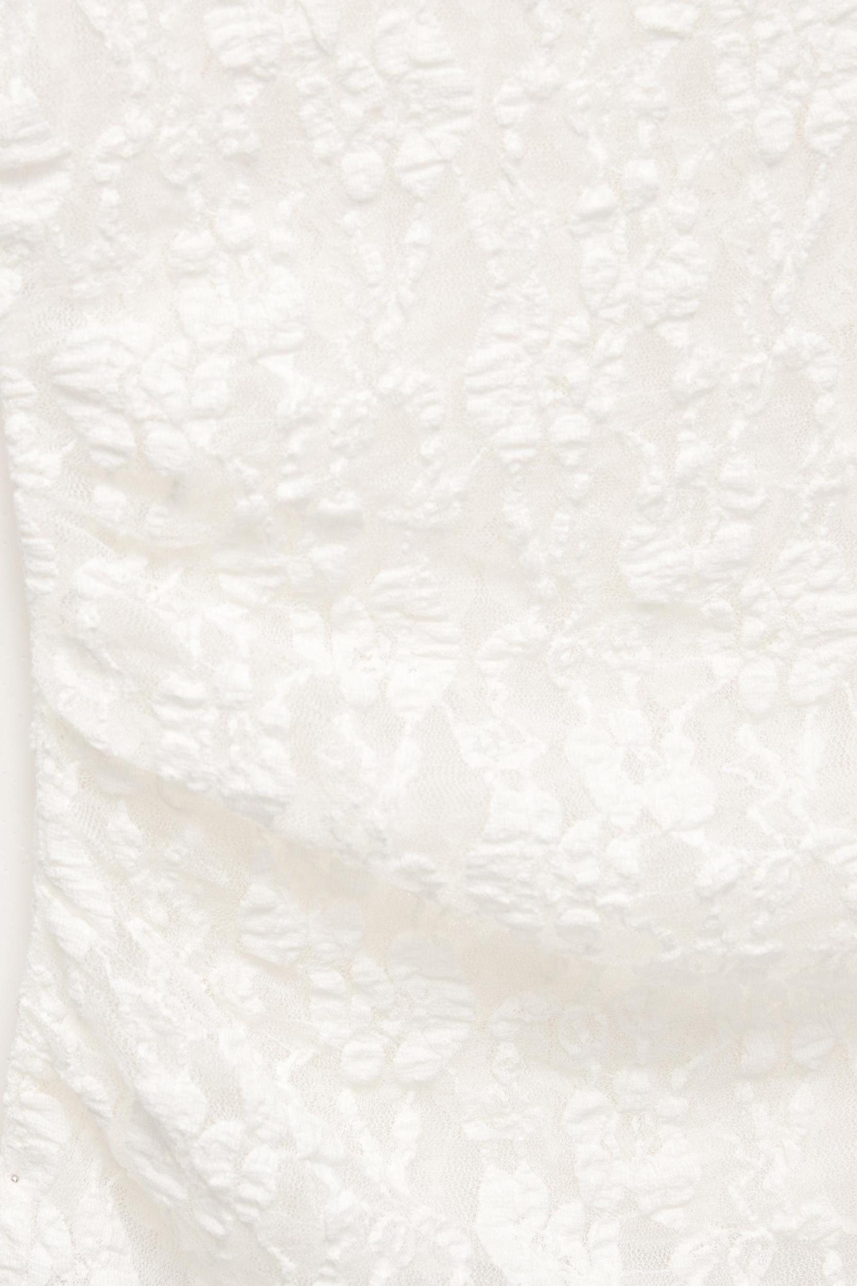 Lace top with gathered sides Product Image