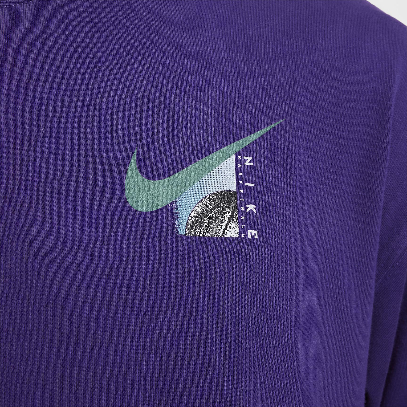 Nike Mens Max90 Long-Sleeve Basketball T-Shirt | HF6195-504 Product Image